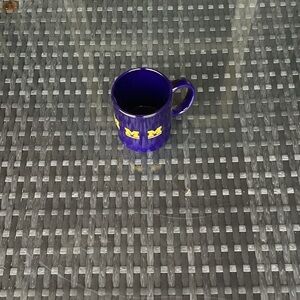 Blue Mug with Yellow Lettering university of Michigan
